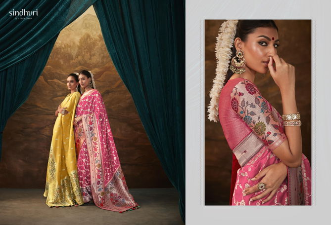 Sindhuri Sakhi By Kimora Paithani Wedding Sarees Catalog